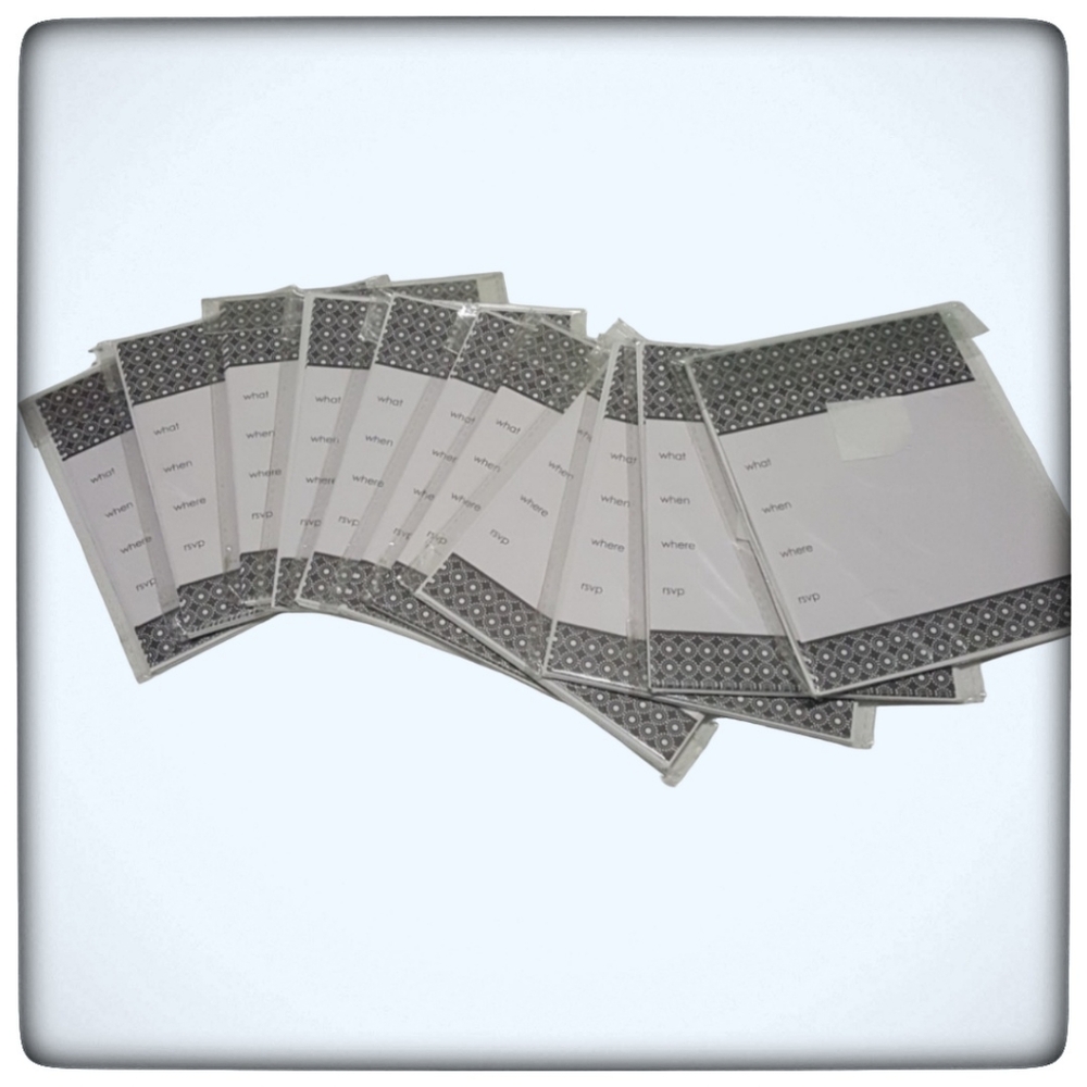 Lot of 11 Packages of RSVP Invitations & Envelopes